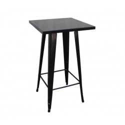 RELIX Τραπέζι BAR Μέταλλο Βαφή Antique Black