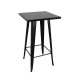 RELIX Τραπέζι BAR Μέταλλο Βαφή Antique Black