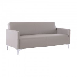 STYLE Καναπές Σαλονιού Καθιστικού, 3Θέσιος, Pu Sand Grey K/D