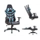 BF9050 Gaming Πολυθρόνα Γραφείου, Ανάκλιση Πλάτης έως 90°, Pu Μαύρο - Μπλε