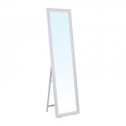 MIRROR Καθρέπτης Δαπέδου Τοίχου Ξύλινος Antique White