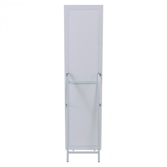 MIRROR Καθρέπτης Δαπέδου Τοίχου Ξύλινος Antique White