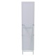 MIRROR Καθρέπτης Δαπέδου Τοίχου Ξύλινος Antique White
