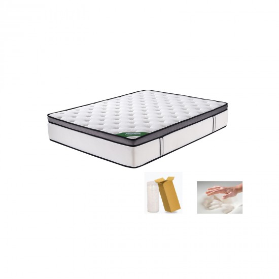 ΣΤΡΩΜΑ Mini Pocket Spring Memory Foam & Latex, Μονής Όψης (Roll Pack)