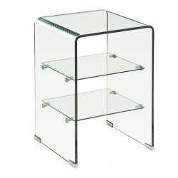 GLASSER Ραφιέρα Clear  2 Ράφια - Γυαλί 10mm / 5mm