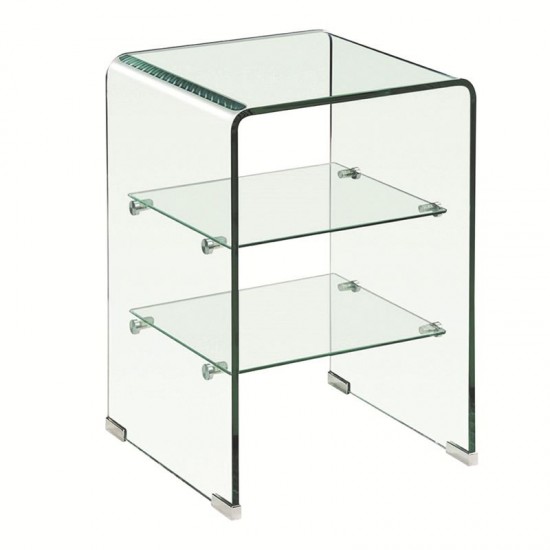GLASSER Ραφιέρα Clear  2 Ράφια - Γυαλί 10mm / 5mm