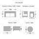 CITY Living Set Σαλόνι Καθιστικό Κήπου - Βεράντας Alu Ανθρακί - Μπεζ