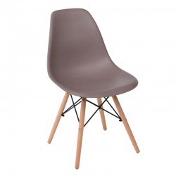 ART Wood Καρέκλα Ξύλο - PP Sand Beige