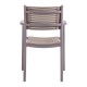 AKRON Πολυθρόνα PP-UV Sand Beige - Tortora
