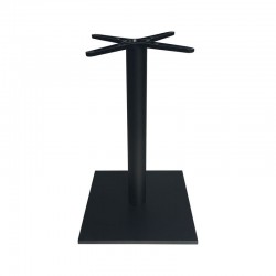 PRATO-W Βάση Τραπεζιού 45x45cm H.72cm με ρεγουλατόρο Μέταλλο Βαφή Μαύρο / 12,40kg
