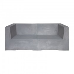 CONCRETE 2Θέσιος Kαναπές Cement Grey