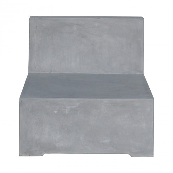 CONCRETE Καρέκλα Σαλονιού Cement Grey