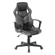 BF7700 Gaming Πολυθρόνα Mesh, Pu Μαύρο - Γκρι