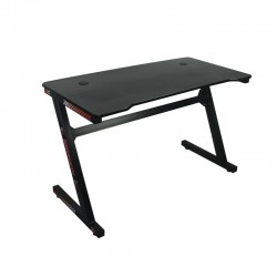 GAMING Γραφείο 120x60cm τ.Carbon Μέταλλο Βαφή Μαύρο