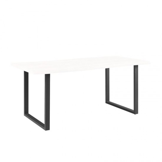 LIZARD Βάση Τραπεζιού Set 2 τεμαχίων 75x6 H.73cm Μέταλλο Μαύρο