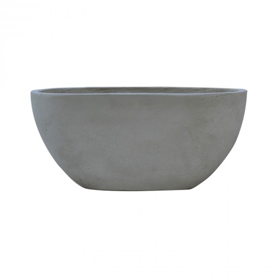 FLOWER POT-4 Cement Grey 56x27x26cm