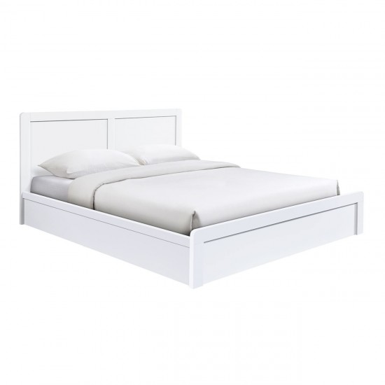 LIFE LUX Κρεβάτι Διπλό για Στρώμα 150x200cm, Απόχρωση Άσπρο
