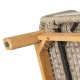 MARK Set Σαλόνι Κήπου 4τεμ, Acacia Φυσικό, Μαξιλάρια Μπεζ Rope Wicker Μπεζ