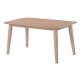 DOM Τραπέζι Τραπεζαρίας, Mdf Απόχρωση Oak