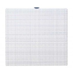 WICKER TOP Επιφάνεια Τραπεζιού Alu/Wicker Ice White/Γυαλί