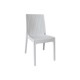 DAFNE Καρέκλα Κήπου - Βεράντας Στοιβαζόμενη, PP Rattan Look, UV Protection, Άσπρο