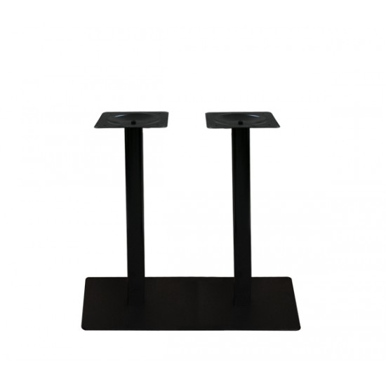 PRATO Βάση Τραπεζιού 70x40cm Μακρόστενη H.72cm Μέταλλο Βαφή Μαύρο / 21,00kg