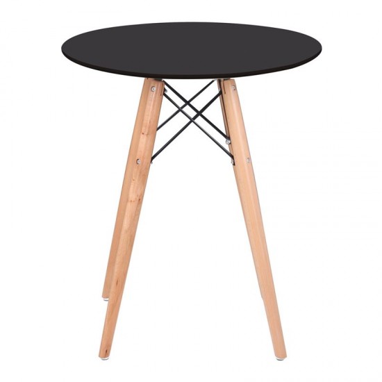 ART Wood Tραπέζι Μαύρο MDF