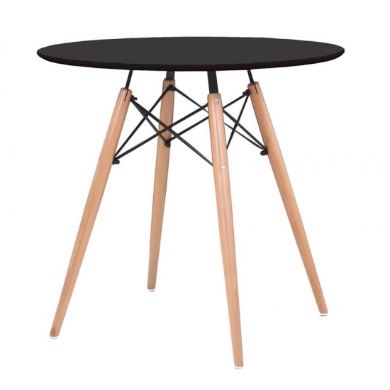 ART Wood Tραπέζι Μαύρο MDF