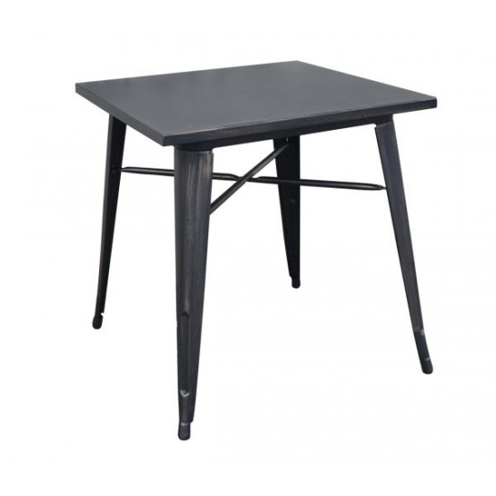RELIX Τραπέζι Dining Μέταλλο Βαφή Antique Black