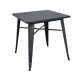 RELIX Τραπέζι Dining Μέταλλο Βαφή Antique Black