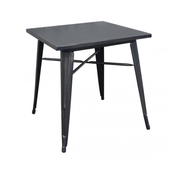 RELIX Τραπέζι Dining Μέταλλο Βαφή Antique Black