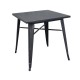 RELIX Τραπέζι Dining Μέταλλο Βαφή Antique Black