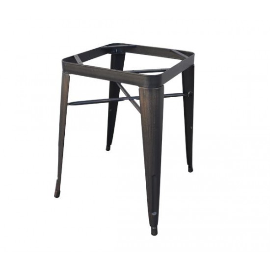 RELIX Βάση Τραπέζι Dining Μέταλλο Βαφή Antique Black