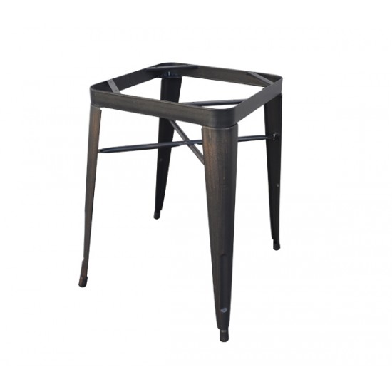 RELIX Βάση Τραπέζι Dining Μέταλλο Βαφή Antique Black